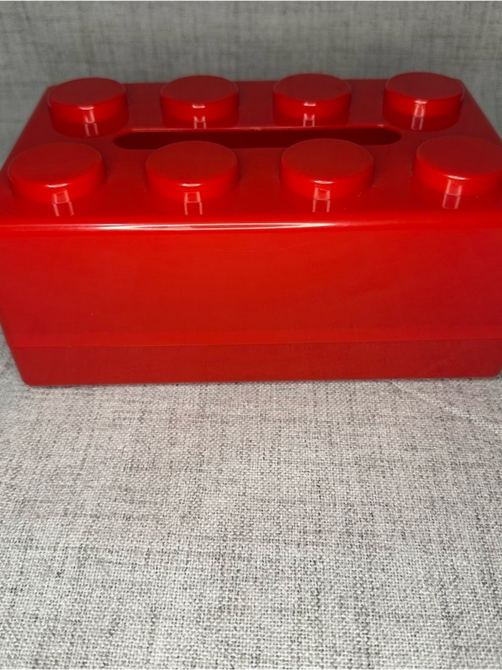 Lego inspired Red Tissue box
